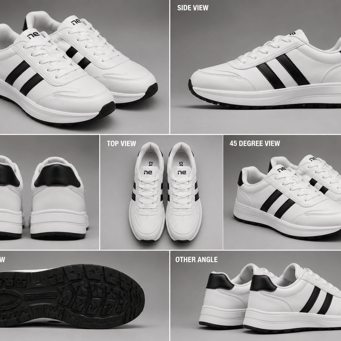 GoldStar AXL-113CV White Black Women's Shoes